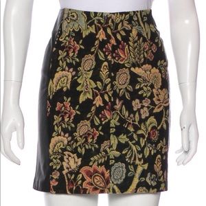Rag & Bone floral print mini skirt